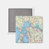 Aimant San Francisco et ses environs (Recto/Verso)