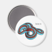 Aimant San Francisco garter snake (Recto/Verso)