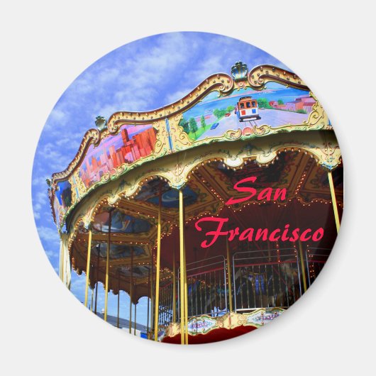 Aimant San Francisco Merry-Go-Round (Devant)