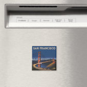 Aimant San Francisco USA vintage (In Situ (Lave-vaisselle))
