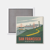 Aimant San Francisco USA vintage (Recto/Verso)