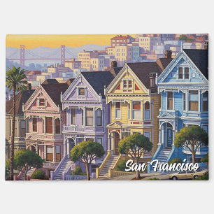 Aimant San Francisco Victorian Houses California