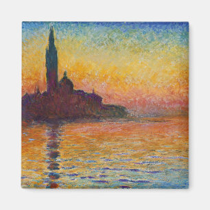 Aimant San Giorgio Maggiore à Dusk (par Claude Monet)