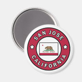 Aimant San Jose Californie (Recto/Verso)