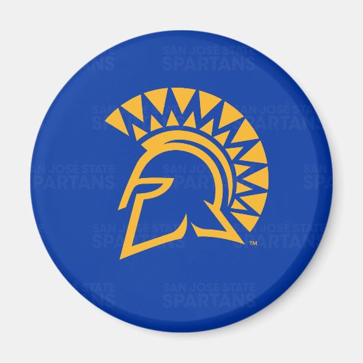 Aimant San Jose State Spartans Logo Watermark (Devant)