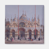 Aimant San Marco, Venice, engraved by Brizeghel (litho) (Devant)