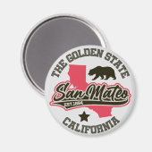Aimant San Mateo, Californie (Recto/Verso)