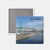 Aimant San Pedro, Californie (Recto/Verso)