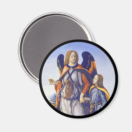 Aimant San Rafael Saint Raphael (Recto/Verso)