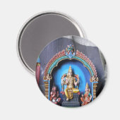 Aimant Sanctuaire hindou, Grottes de Batu, Malaisie (Recto/Verso)