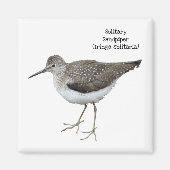 Aimant Sandpiper solitaire (Devant)