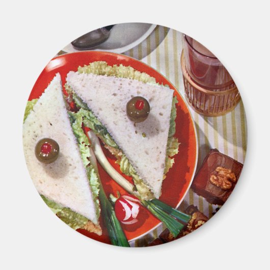Aimant sandwich à billes de glace des années 1950 (Devant)