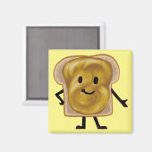 Aimant Sandwich au beurre d'arachide Buddy (Recto/Verso)