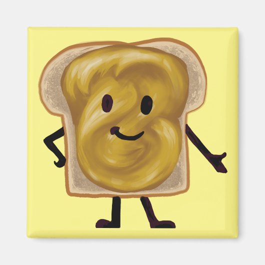 Aimant Sandwich au beurre d'arachide Buddy (Devant)