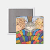 Aimant Sandwich au chat (Recto/Verso)