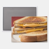 Aimant Sandwich au fromage grillé (Recto/Verso)