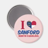 Aimant Sanford, Caroline du Nord (Recto/Verso)