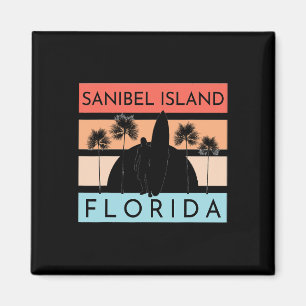 Aimant Sanibel Island Floride Plage Surf Été Vacances