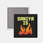 Aimant Saniya est en feu (Recto/Verso)