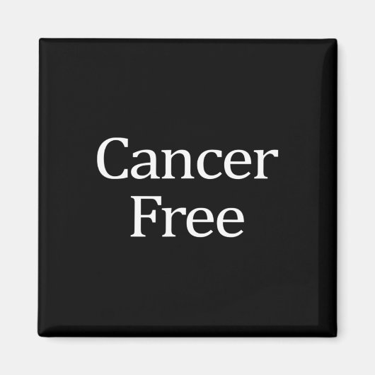 Aimant Sans cancer - (Devant)