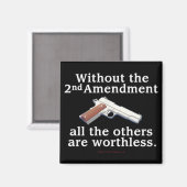 Aimant Sans le 2ème amendement (Recto/Verso)