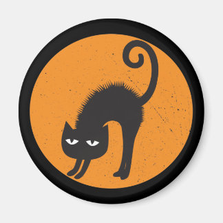 Aimant sans manches de chat effrayé