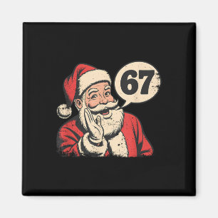 Aimant Santa 67 Noël Six Seven Meme