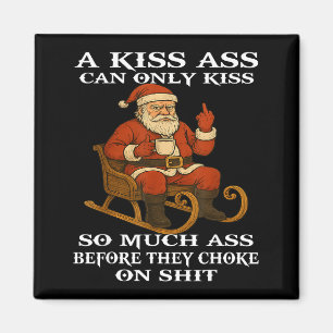 Aimant Santa A Kiss Can Only Kiss So Much Before They Cho