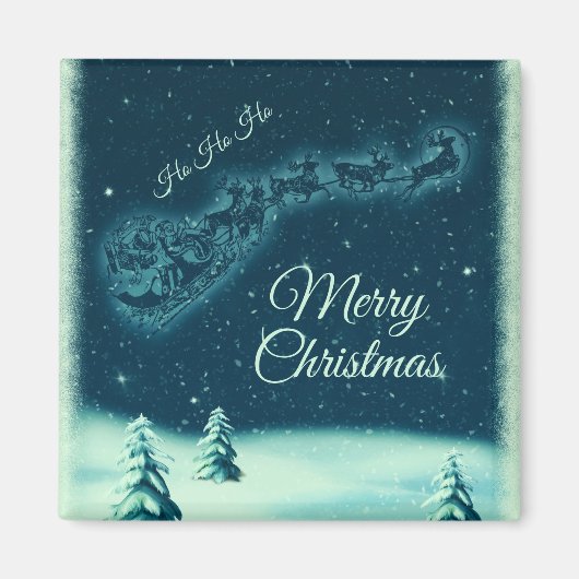 Aimant Santa and his Reindeers (Devant)