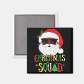 Aimant Santa Christmas Squad Black Men African American P (Recto/Verso)