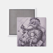 Aimant Santa Claus (Recto/Verso)