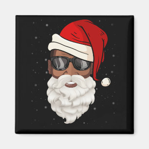 Aimant Santa Claus Black Xmas Père Noël Afro-afro-amér