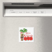 Aimant Santa Claus Tiki Mele Kalikimaka (In Situ (Lave-vaisselle))