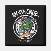 Aimant Santa Cruz Skater Laid Back California Skeleton Sk (Devant)