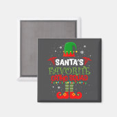 Aimant Santa Favorite Ortho Squad Elf Orthodontist Christ (Recto/Verso)