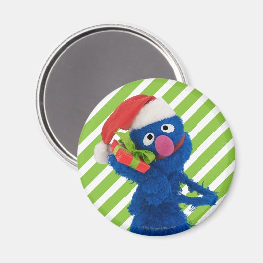 Aimant Santa Hat Grover (Recto/Verso)