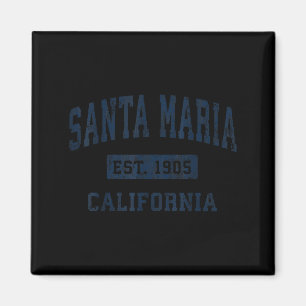 Aimant Santa Maria Californie Ca Vintage Établie