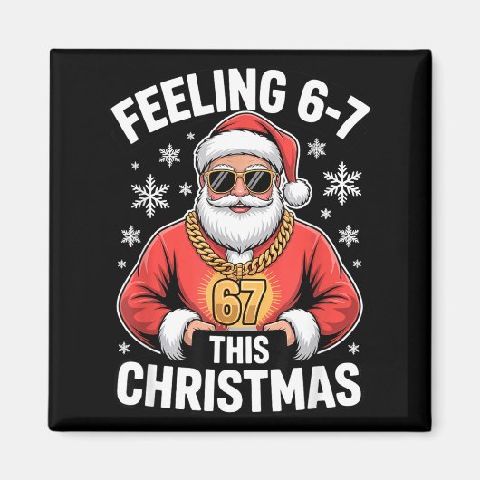 Aimant Santa Meme For Kids Feeling 67 At Holiday Family E (Devant)
