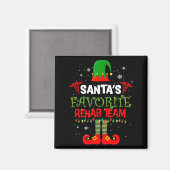 Aimant Santa's Favorite Rehab Team Elf Physical Therapy C (Recto/Verso)