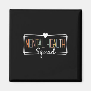 Aimant Santé mentale Squad Maladie cérébrale Maladie ment