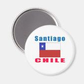 Aimant Santiago Chili capitale (Recto/Verso)