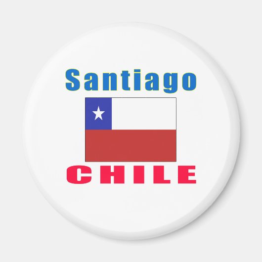 Aimant Santiago Chili capitale (Devant)