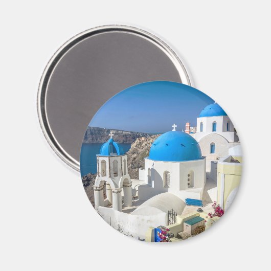 Aimant Santorin, Grèce (Recto/Verso)