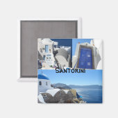 Aimant Santorin, Grèce (Recto/Verso)