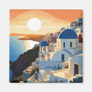 AIMANT SANTORINI GRÈCE N° 1