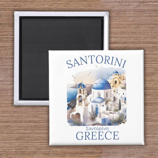 Aimant Santorini Greece Beautiful Paradise