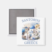 Aimant Santorini Greece Beautiful Paradise (Recto/Verso)