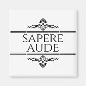 Aimant Sapere Aude (Devant)