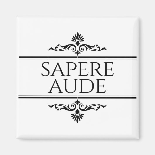 Aimant Sapere Aude (Devant)
