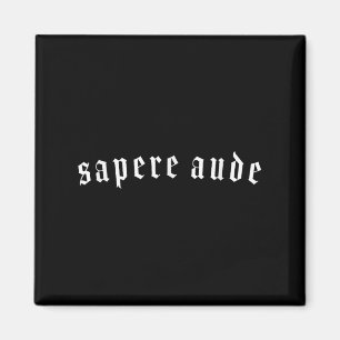 Aimant Sapere Aude Horaz Kant Citation Philoso des Lumièr